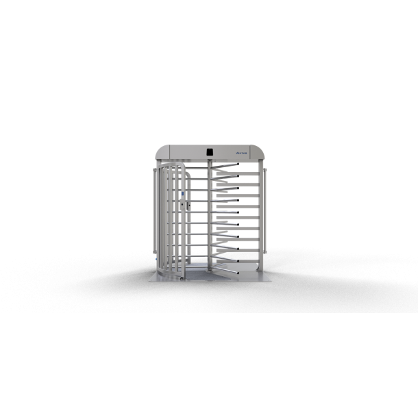 V-Turnstile | dimensions: 2000 x 2000 x 2370 mm, passage width: 850 mm | on steel plate | purely mechanical